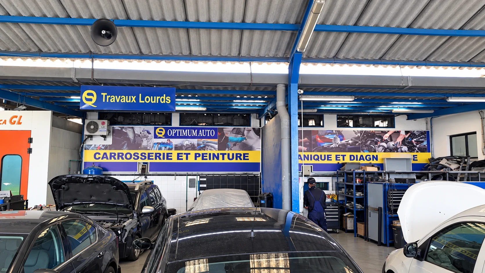 L’espace de carrosserie Optimum Auto